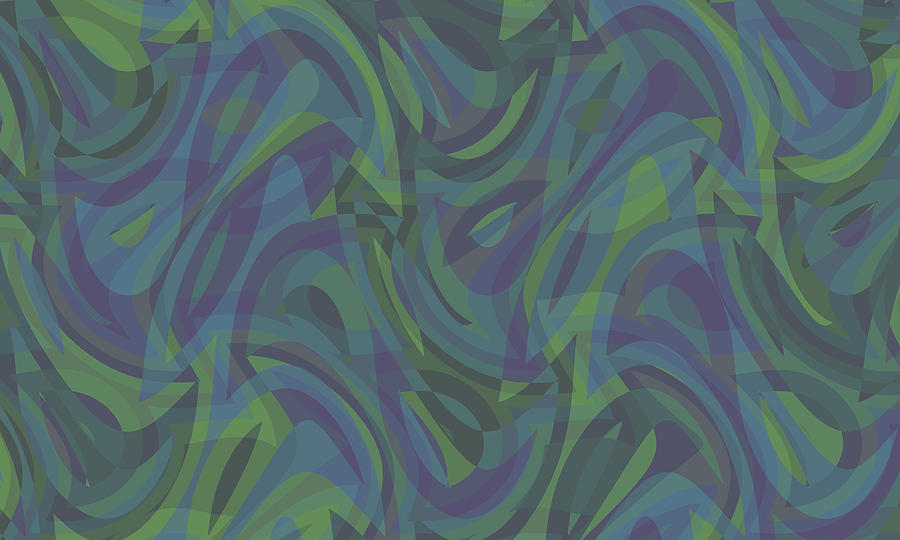Abstract Waves Painting 0012580 Digital Art