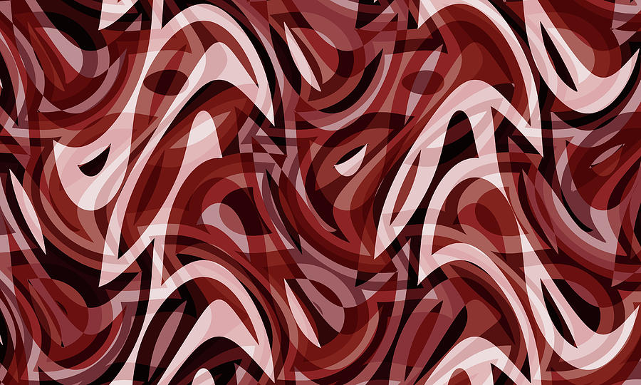 Abstract Waves Painting 0012656 Digital Art