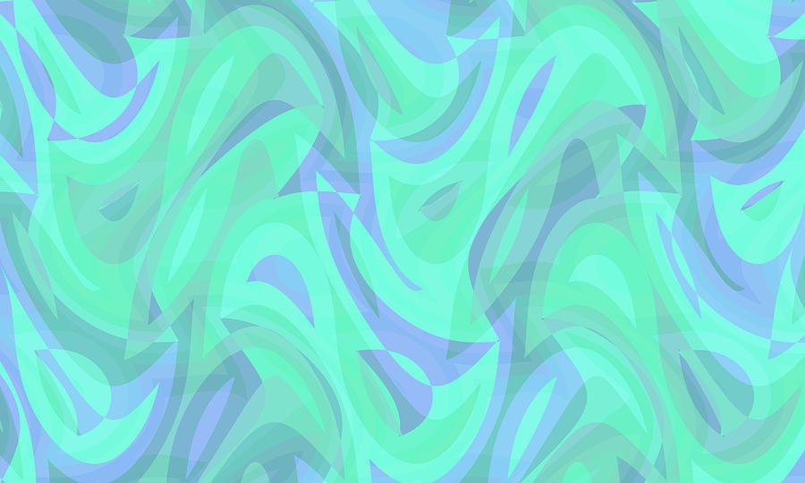 Abstract Waves Painting 0012870 Digital Art