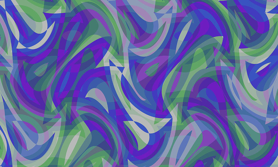 Abstract Waves Painting 001954 Digital Art