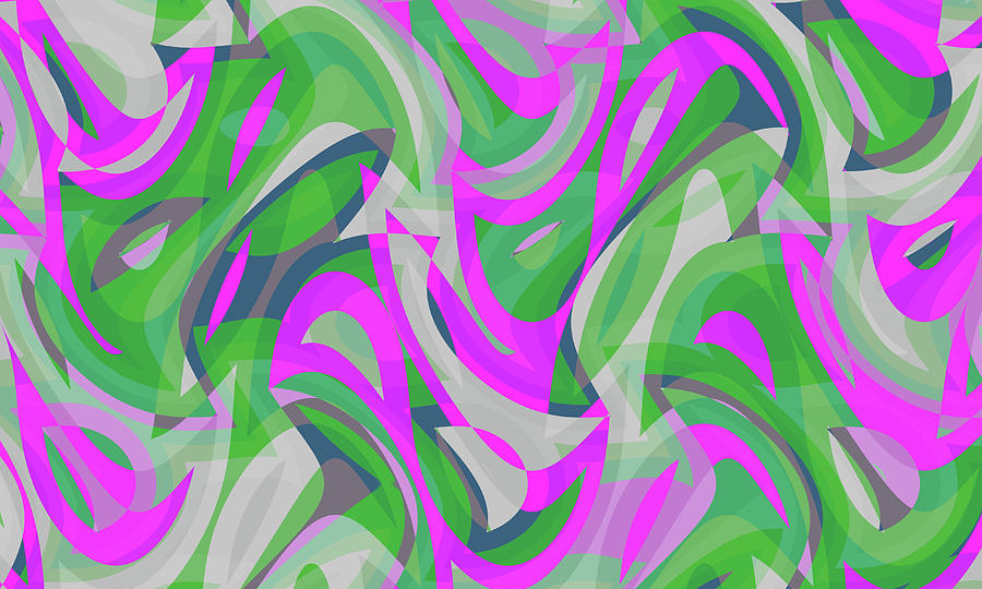 Abstract Waves Painting 002416 Digital Art