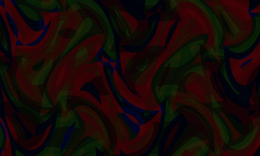 Abstract Waves Painting 002754 Digital Art