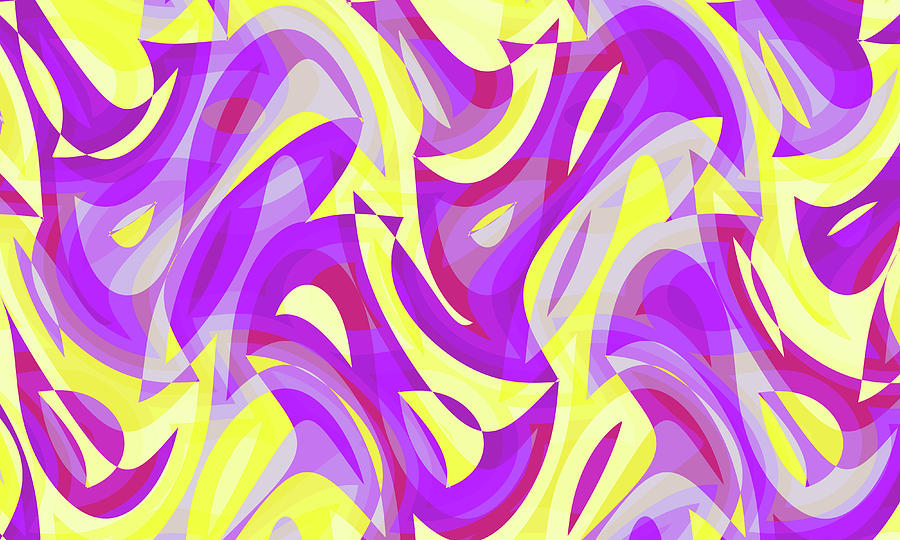 Abstract Waves Painting 003178 Digital Art