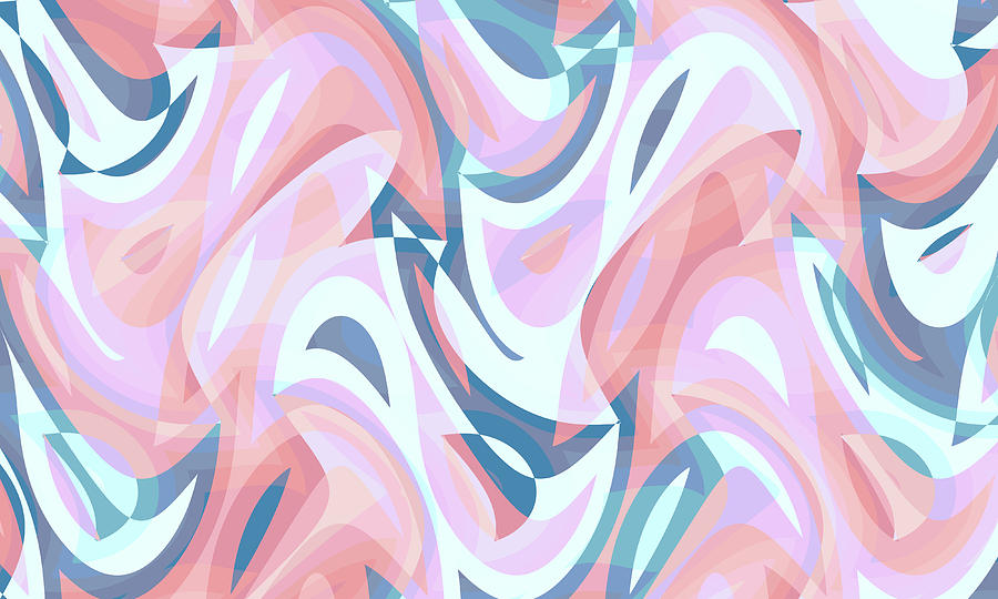 Abstract Waves Painting 0033 Digital Art