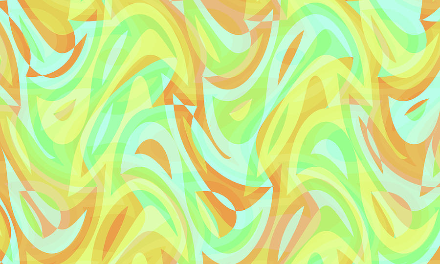 Abstract Waves Painting 005125 Digital Art
