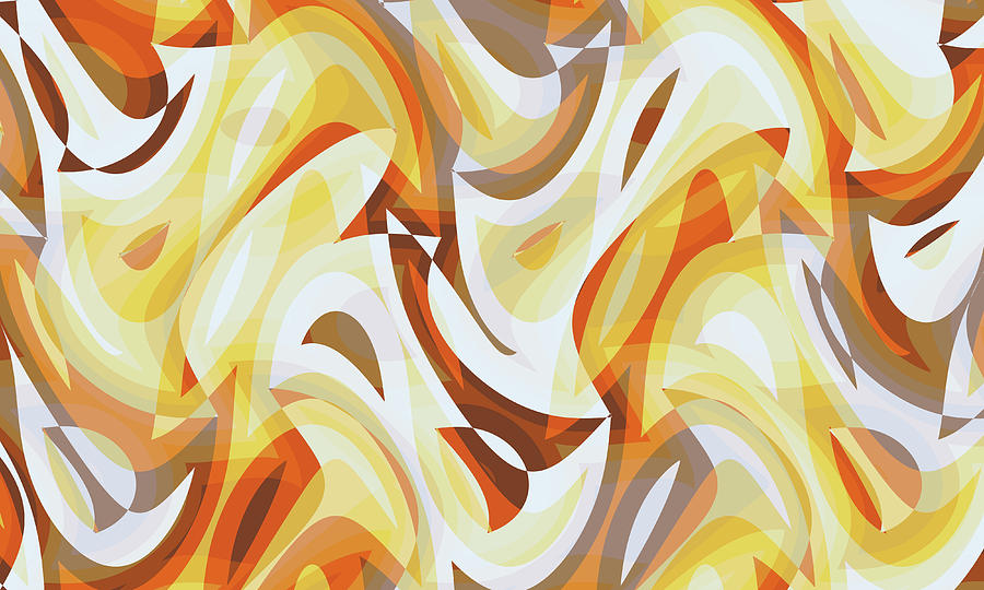 Abstract Waves Painting 005128 Digital Art