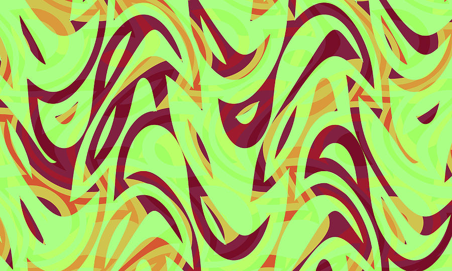 Abstract Waves Painting 005569 Digital Art
