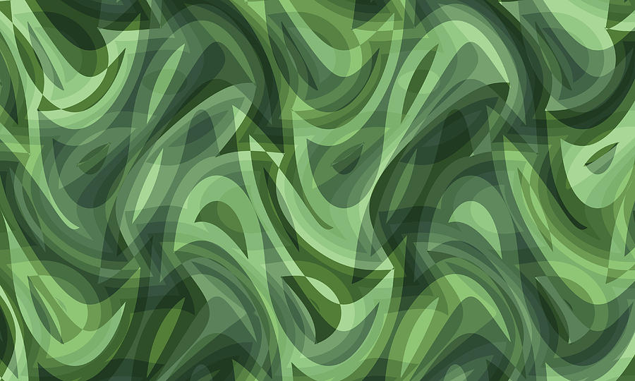 Abstract Waves Painting 005765 Digital Art