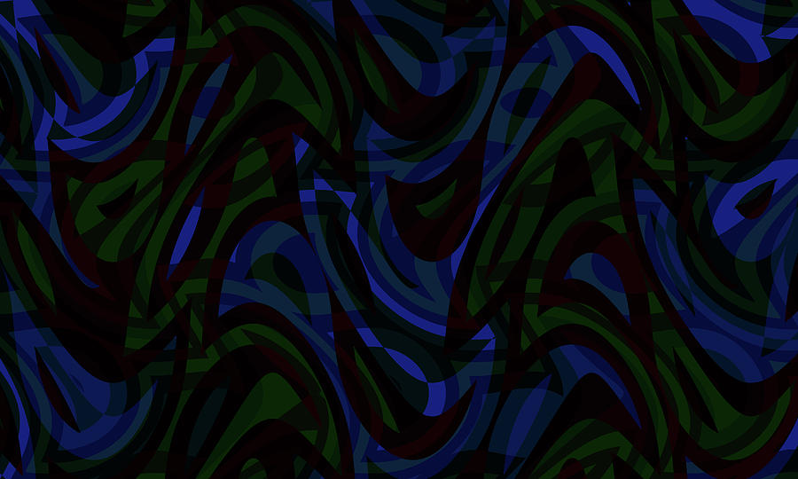 Abstract Waves Painting 005820 Digital Art