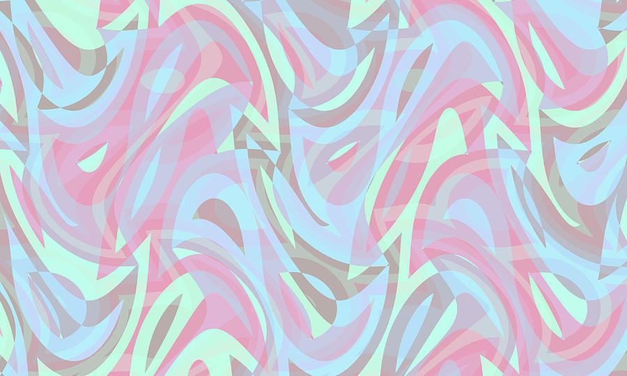 Abstract Waves Painting 007385 Digital Art