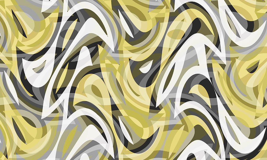Abstract Waves Painting 008339 Digital Art