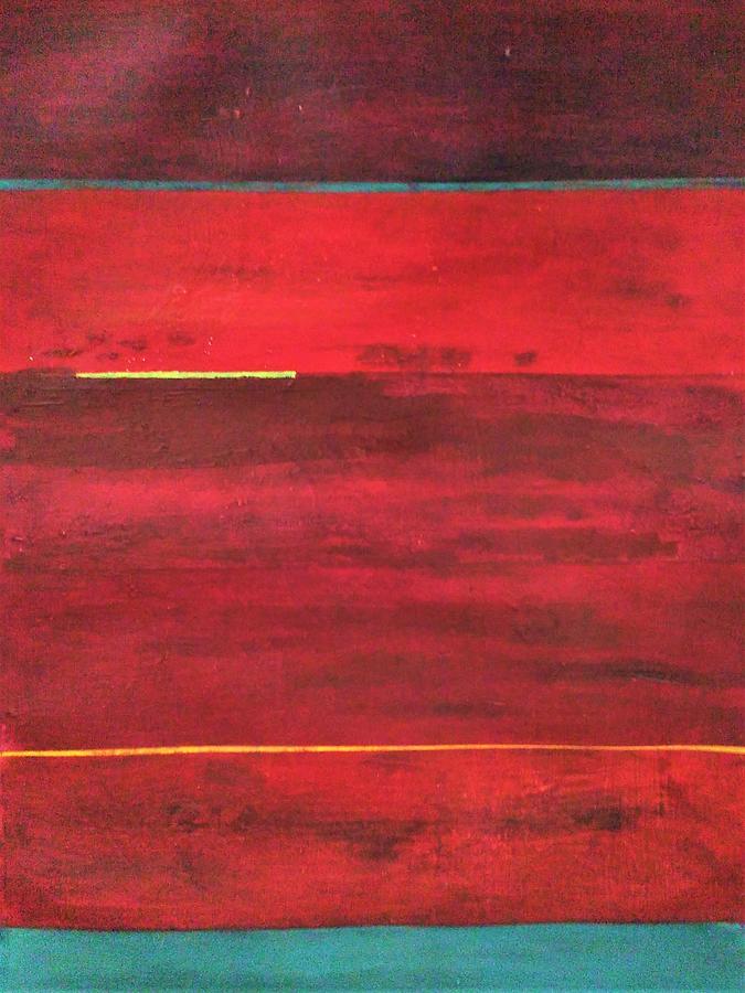 Abstract Wth Reds Painting by Thomas E Jeffery - Fine Art America