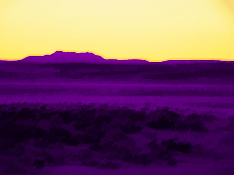 Abstract Wyoming Sunrise  Digital Art by Cathy Anderson