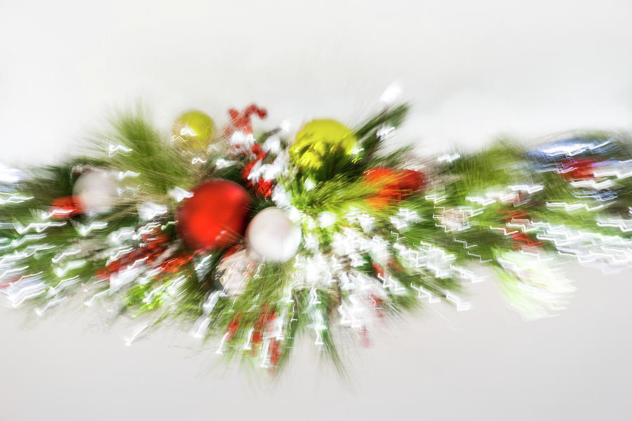 Abstracted Christmas - High Key Burst Photograph by Georgia Mizuleva