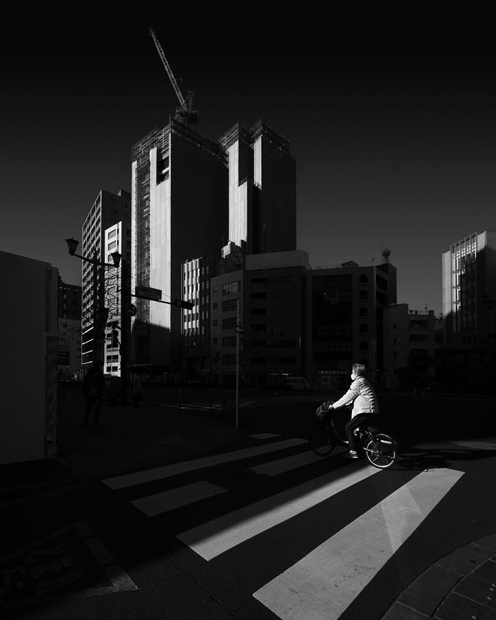 Abstracted Street Scene Photograph by Yasuhiro Takachi