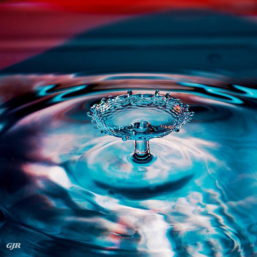 Abstracticalia - High Speed Water Drop Fantasy Photograph L A S Digital Art