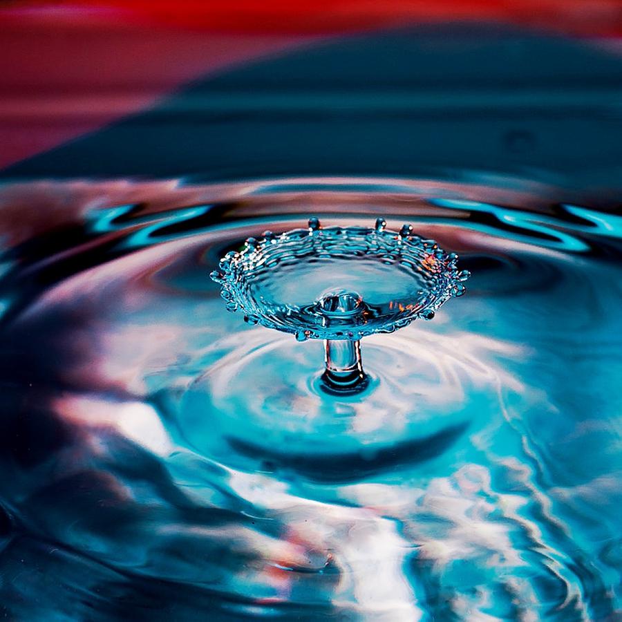 Abstracticalia - High Speed Water Drop Fantasy Photograph L B Digital Art