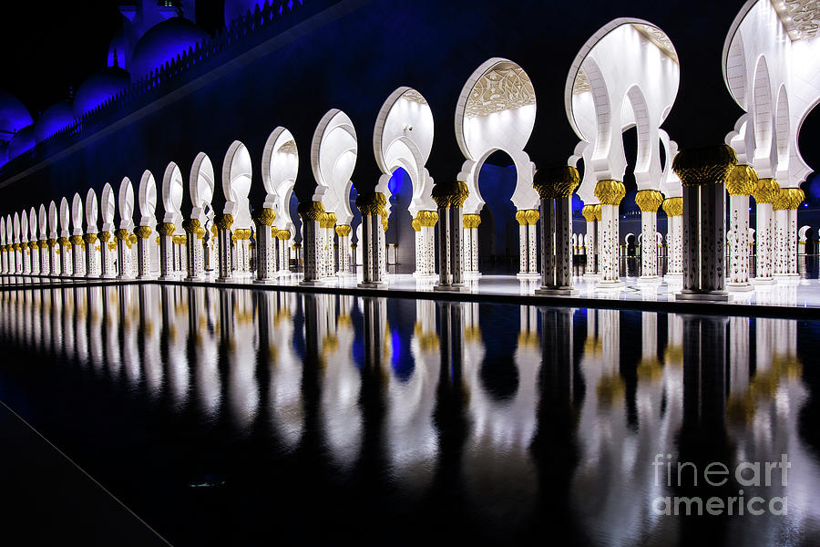 Abu Dhabi Reflections Photograph by Fabian Van Schepdael