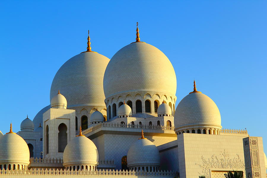 Abu Dhabi - Sheikh Zayed Mosque Photograph by All Rights Reserverd - Federico Ravassard
