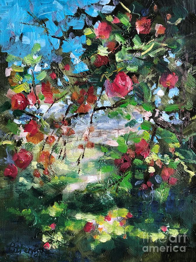 Apple Painting - Abundance by Lori Pittenger
