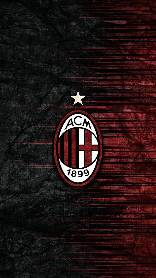 Ac Milan Wallpaper Digital Art by Yanto Nuzu