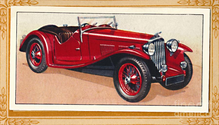 Ac Sports Two-seater, C1936 Drawing by Print Collector
