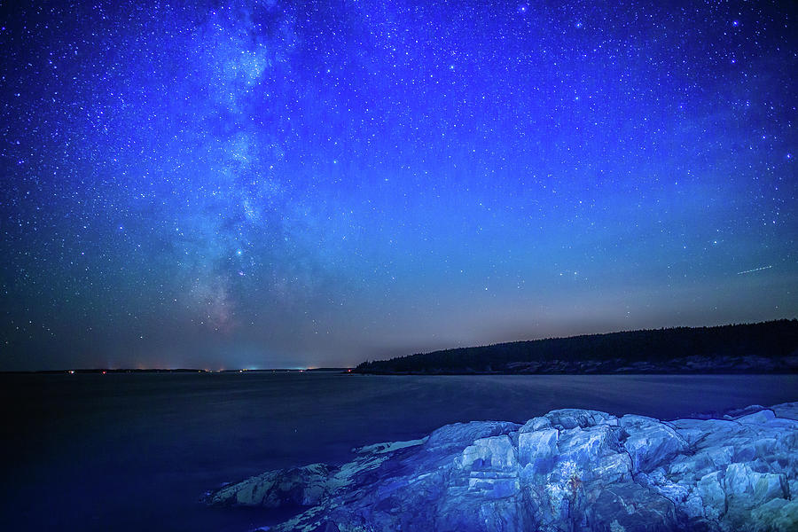 Acadia Milky Way Photograph by Stefan Mazzola
