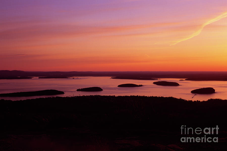 Acadia National Park Maine - Frenchman Bay Photograph by Erin Paul Donovan