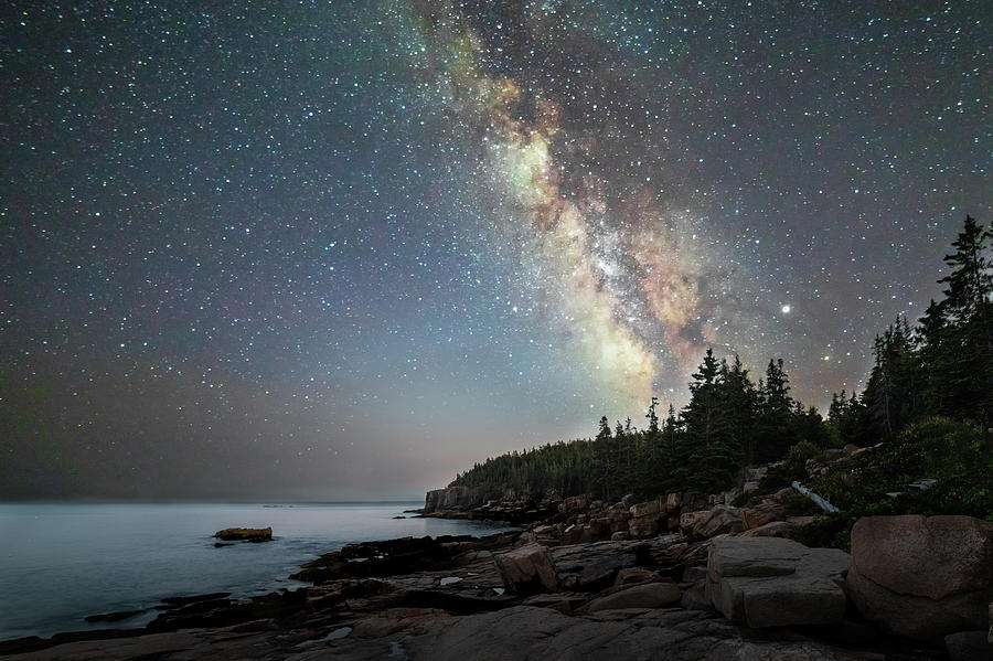 Acadia National Park Milky Way Photograph by C  Renee Martin