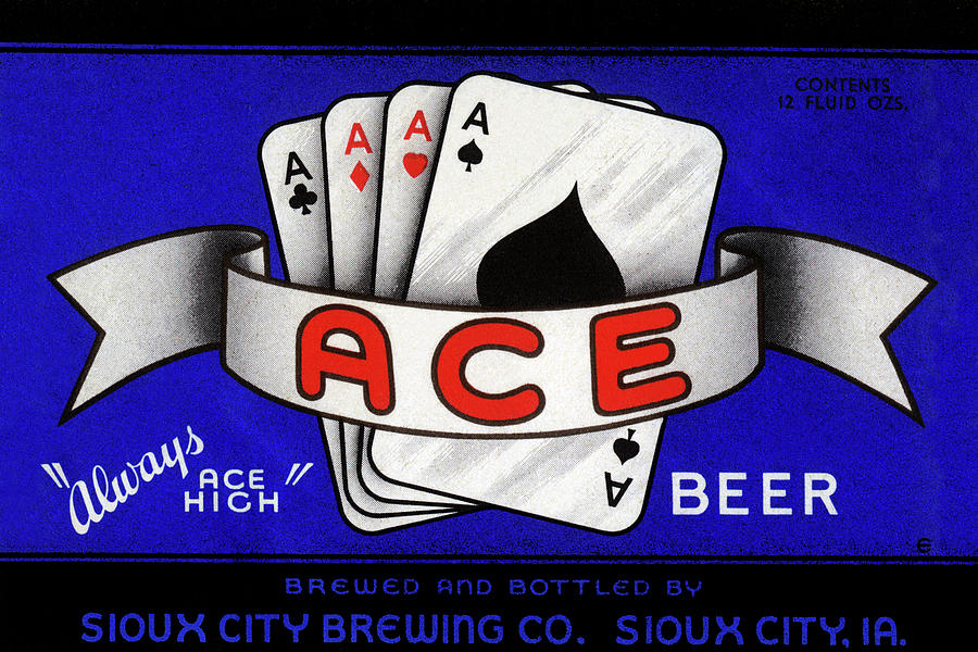 Ace Beer Painting by Unknown