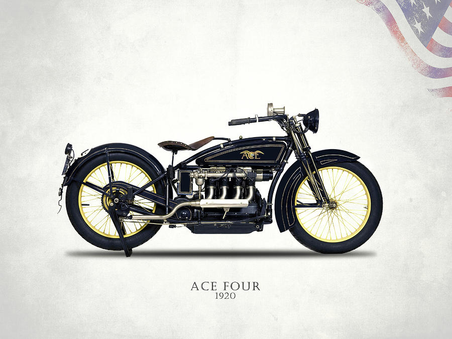 Transportation Photograph - Ace Motorcycle 1920 by Mark Rogan