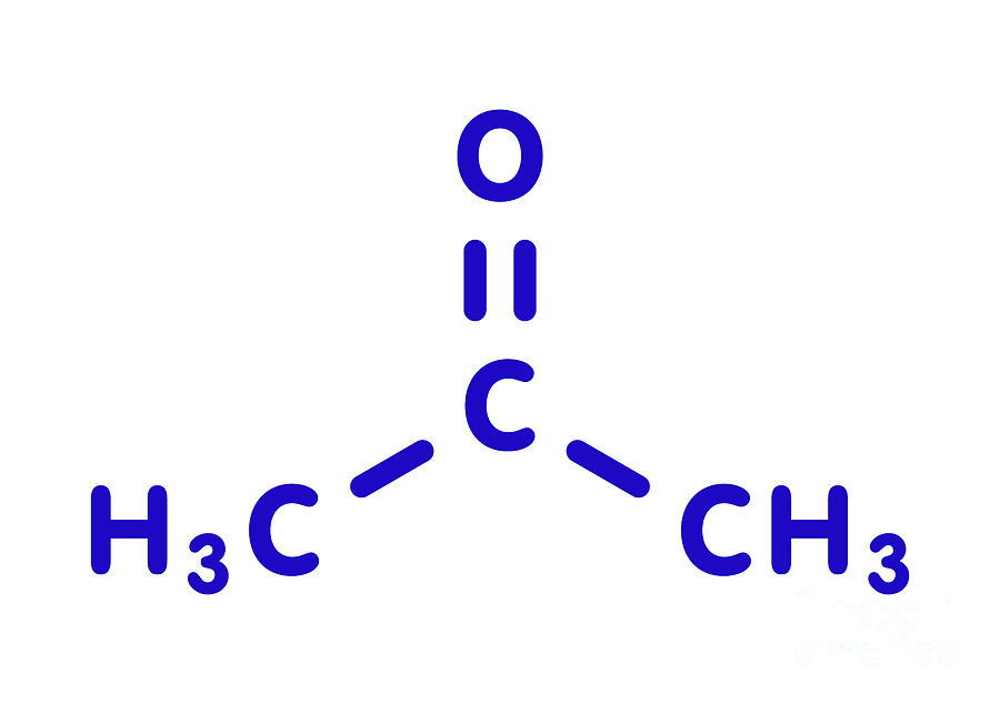 lewis dot structure of acetone