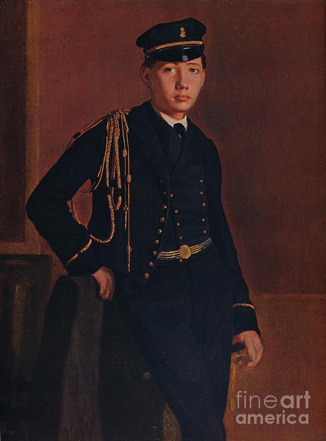 Achille De Gas In The Uniform Of A Cadet Drawing by Print Collector