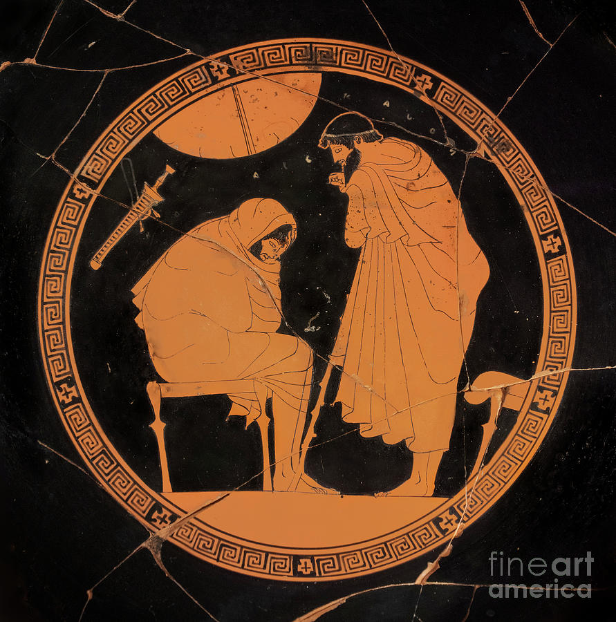 Greek Photograph - Achilles And Agamemnon by David Parker/science Photo Library