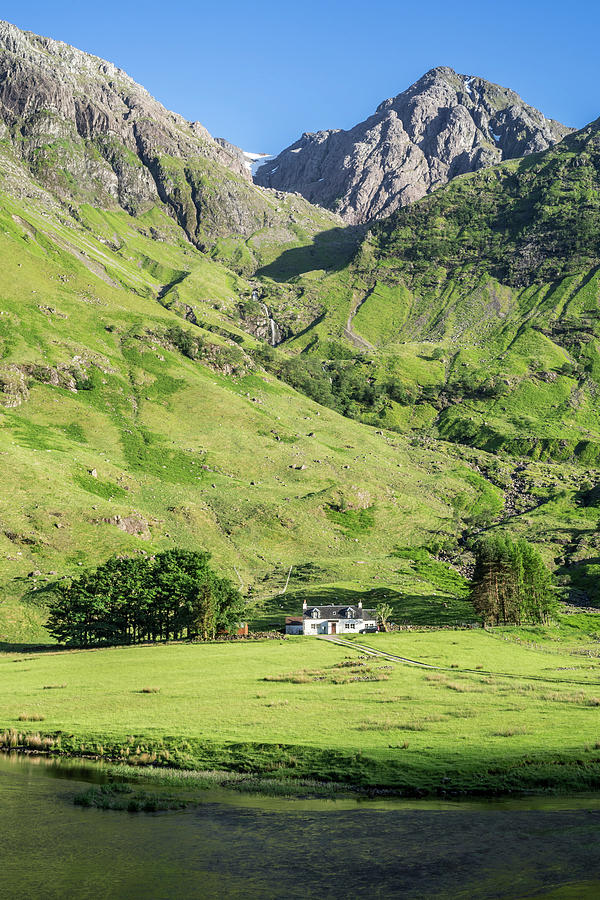 Achnambeithach Cottage in Glen Coe, Scotland Photograph by Arterra Picture Library