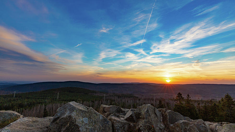 Achtermann Sunset, Harz Photograph by Andreas Levi