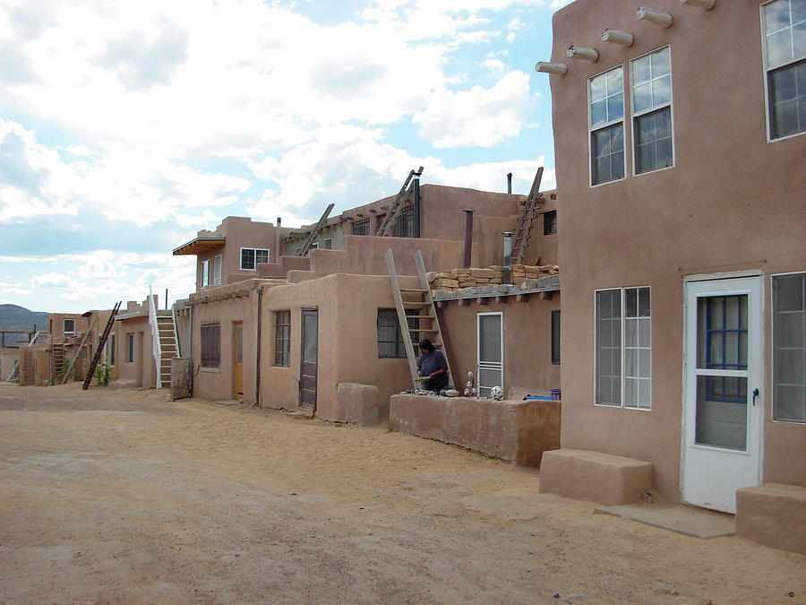 Native American Photograph - Acoma Village by Audrey