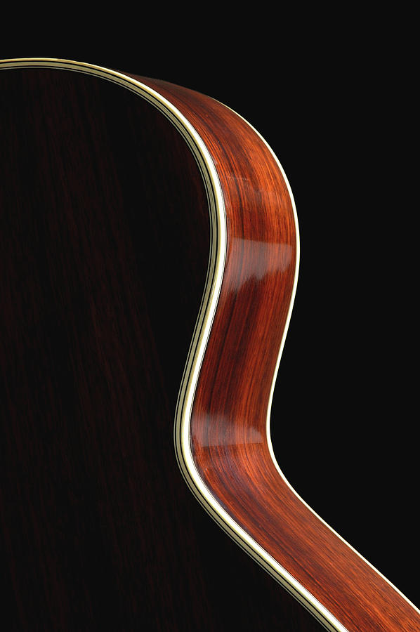 Acoustic Guitar Curves Photograph by Dlewis33
