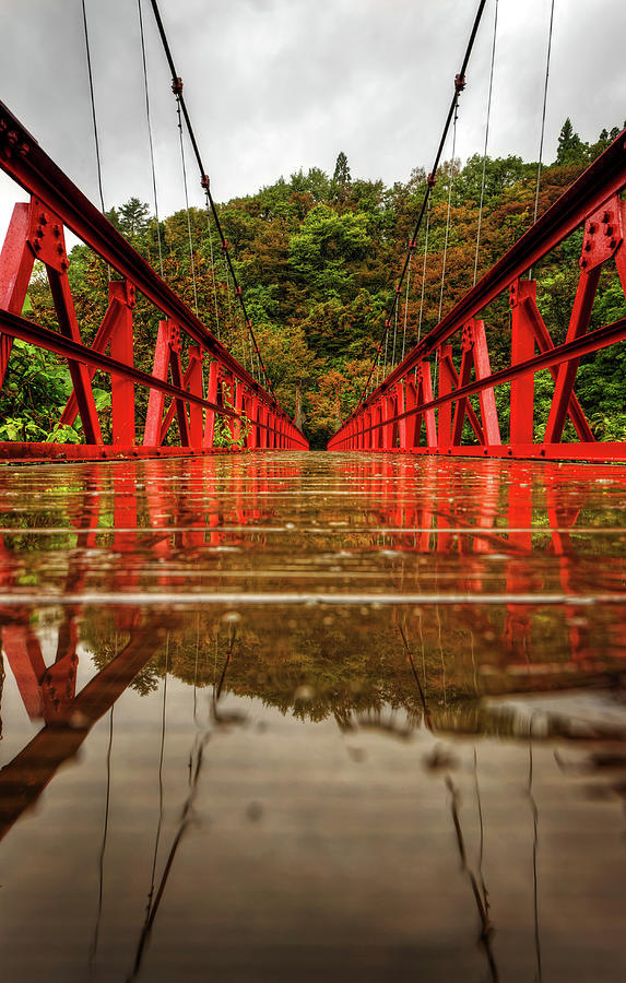 Across Red Bridge Photograph by Jason Arney