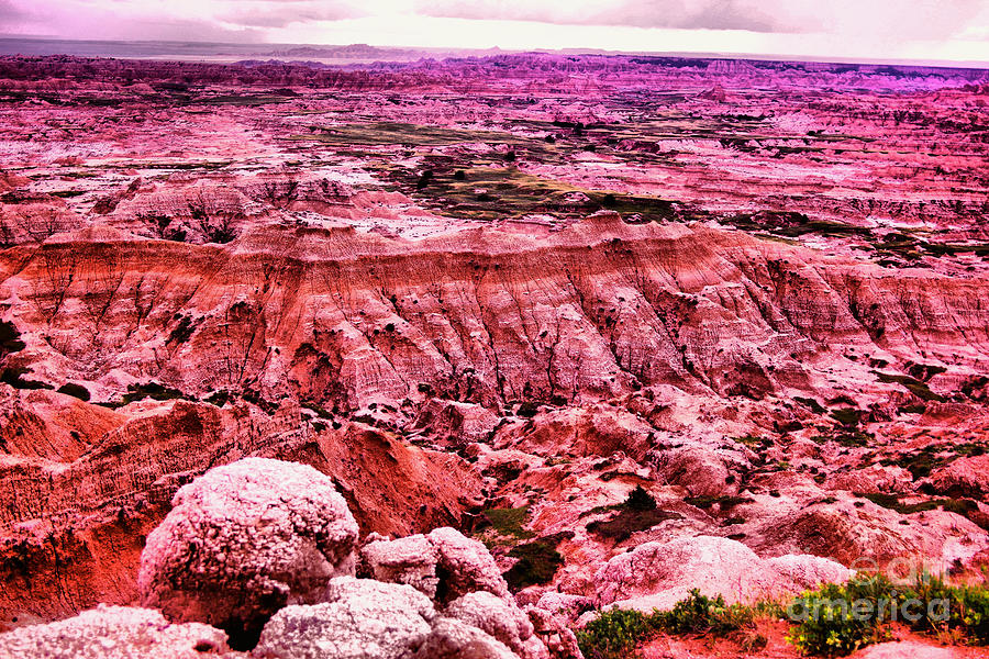Across the Badlands Photograph by Jeff Swan