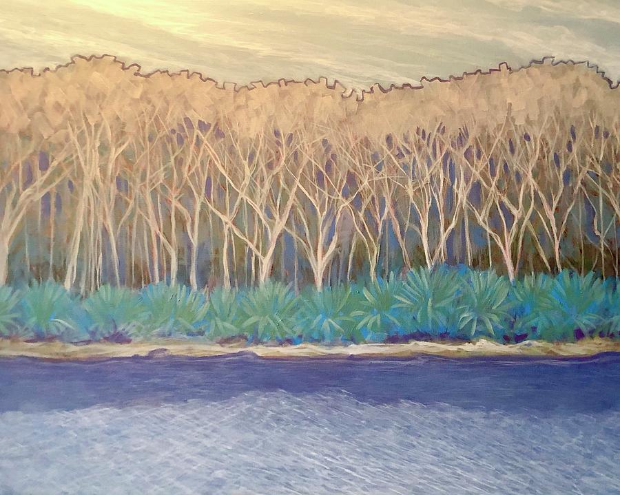 Across the Creek Painting by Jeanette Jarmon