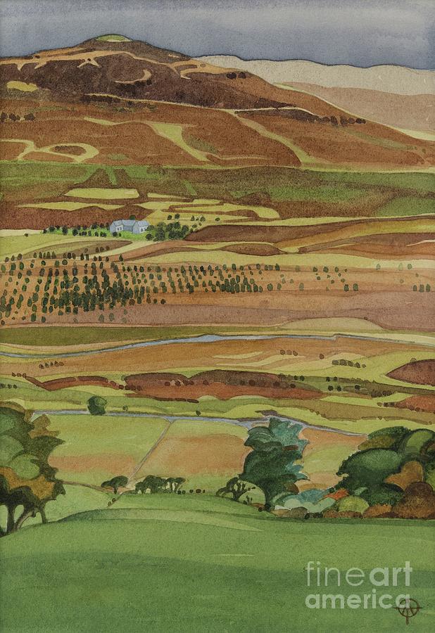 Across The Glen, Dervaig, Isle Of Mull Painting by Anna Teasdale - Fine ...