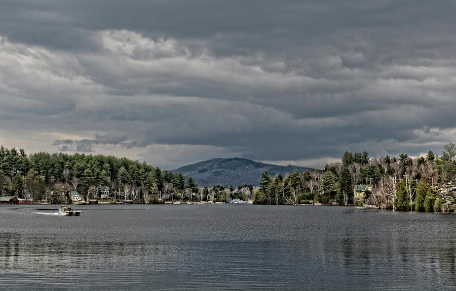 Across the Lake Photograph by Maggy Marsh