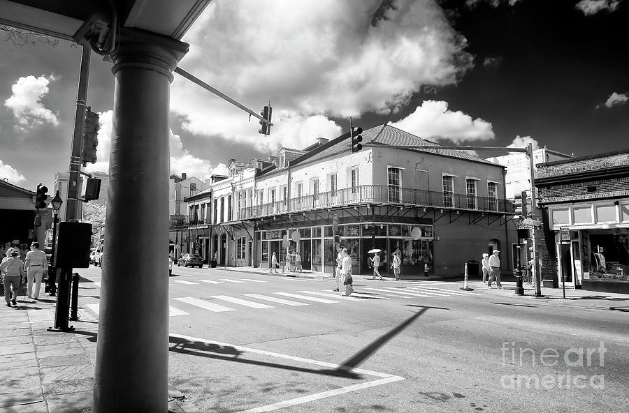 Across the Street in New Orleans Infrared Photograph by John Rizzuto