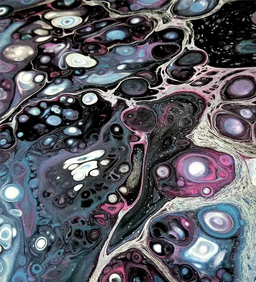 Acrylic Pour Abstract 3 Painting by Artful Oasis
