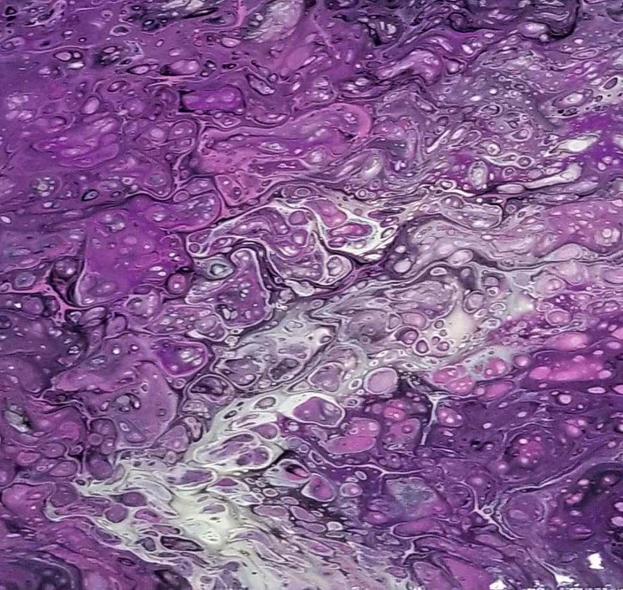 Acrylic Pour Abstract 5 Painting by Artful Oasis