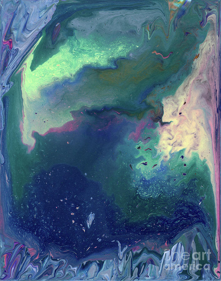 Acrylic Pouring, 2020 Art By Charlotte Orr Painting by Charlotte Orr ...