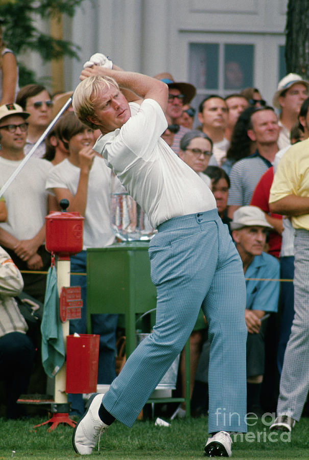 Action Shot Of Jack Nicklaus Photograph by Bettmann