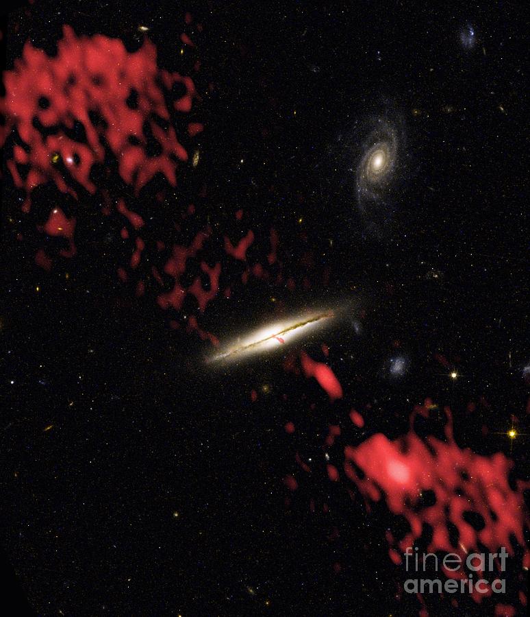 Active Galaxy Photograph by Nasa/esa/stsci/w.keel, U.alabama Et Al./science Photo Library