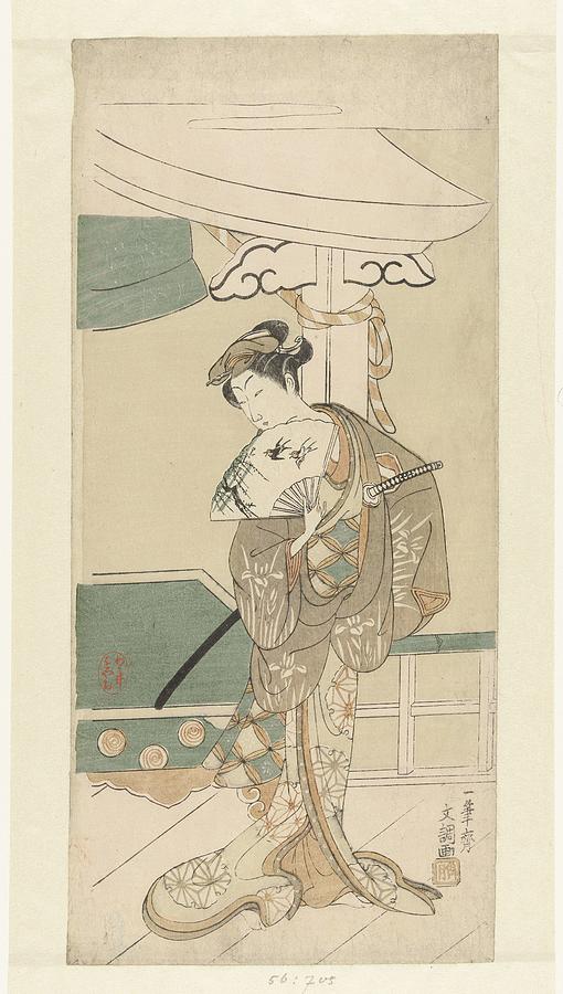 Actor As A Dancer, Ippitsusai Buncho, 1768 - 1772 Painting